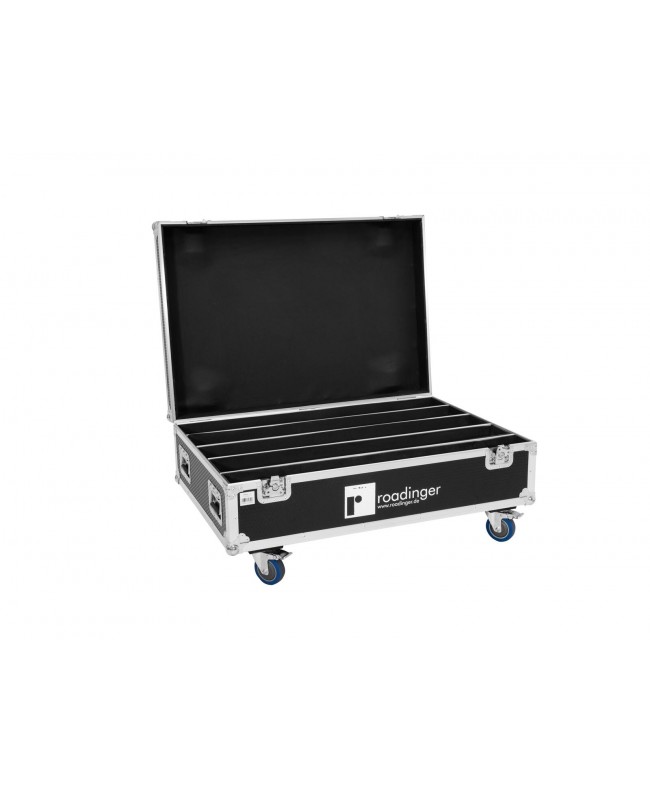 Roadinger Flightcase 4x LED IP Atmo Bar 10 Custodie per proiettori