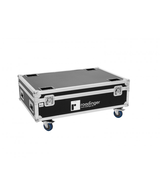 Roadinger Flightcase 4x LED IP Atmo Bar 10 Custodie per proiettori