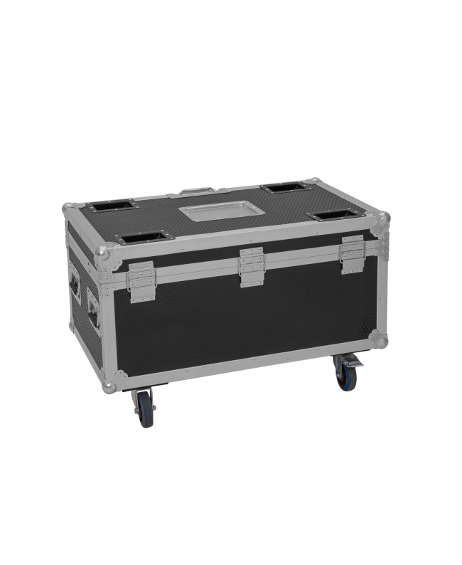 Roadinger Flightcase 4x Multiflood IP 8x10W RGBW Wash Custodie per proiettori