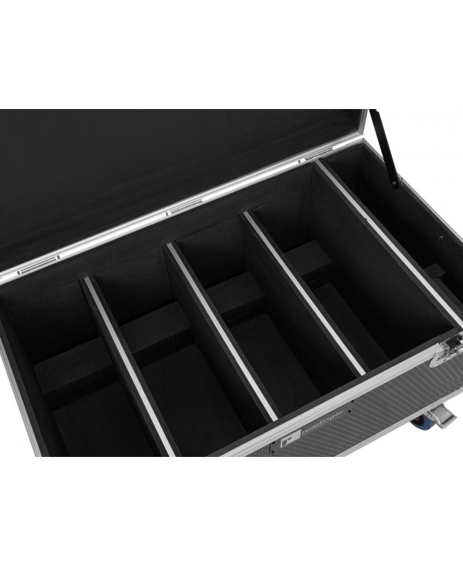 Roadinger Flightcase 4x Multiflood IP 8x10W RGBW Wash Scheinwerfer-Cases