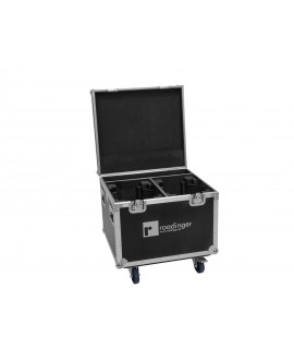 Roadinger Flightcase 2x EYE-1940 con ruote Custodie per moving light