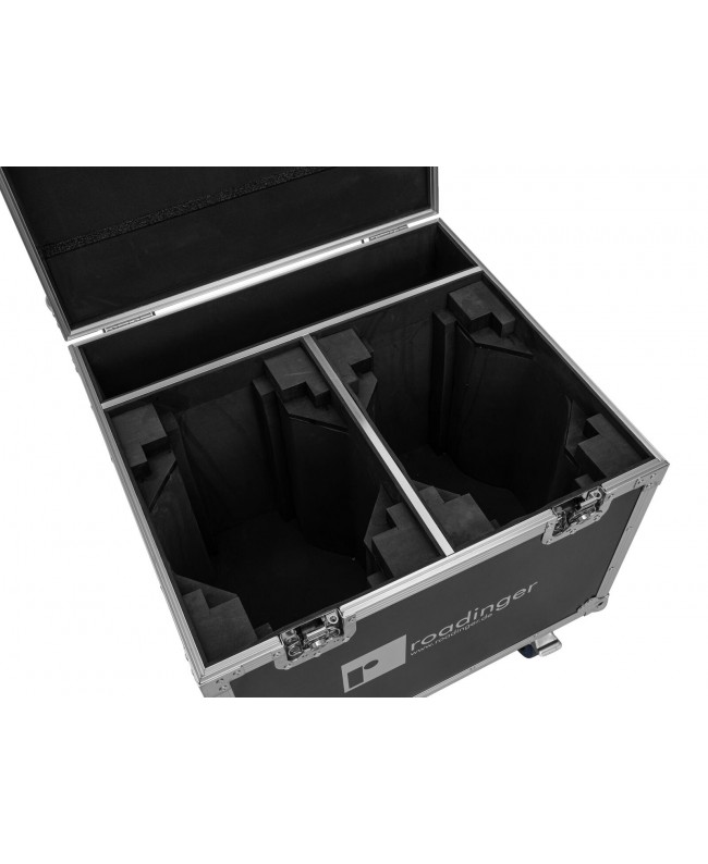 Roadinger Flightcase 2x EYE-1940 with wheels Cases for moving lights