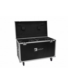 Roadinger Flightcase 2x DMH-640 con ruote Custodie per moving light