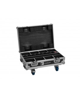 Roadinger Flightcase 8x AKKU Mini IP UP-4 QCL Spot MK2 mit Ladefunktion Scheinwerfer-Cases