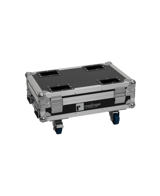 Roadinger Flightcase 8x AKKU Mini IP UP-4 QCL Spot MK2 with charging function Cases for spotlights