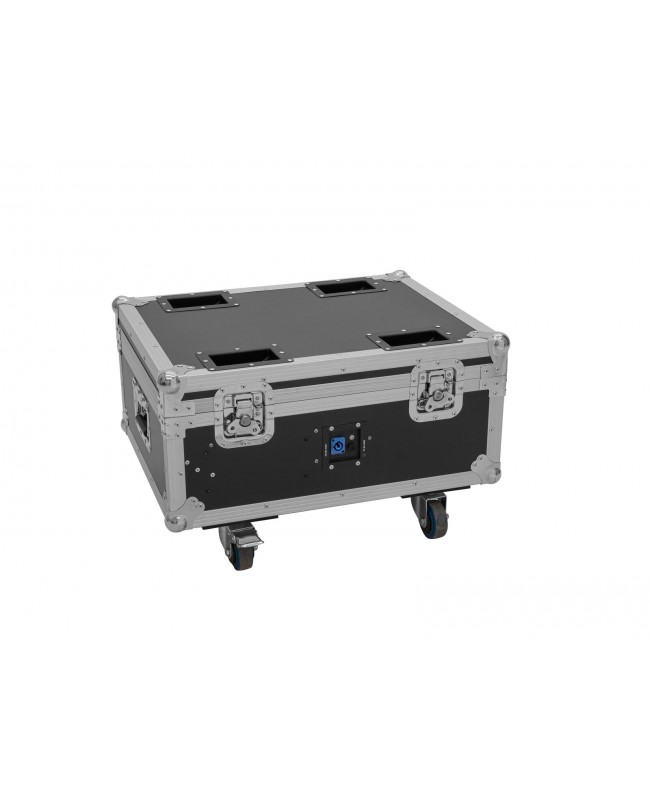 Roadinger Flightcase 4x AKKU MBT-3 con ruote e funzione di ricarica Custodie per proiettori