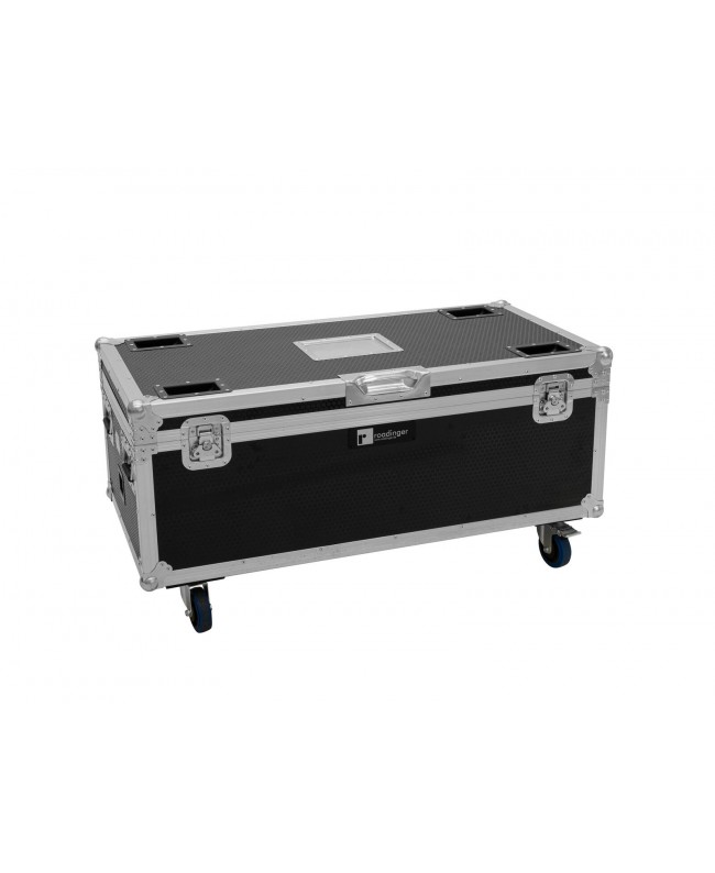 Roadinger Flightcase 4x AKKU Multiflood IP 18x10W RGBW Wash CRMX con funzione di ricarica Custodie per proiettori