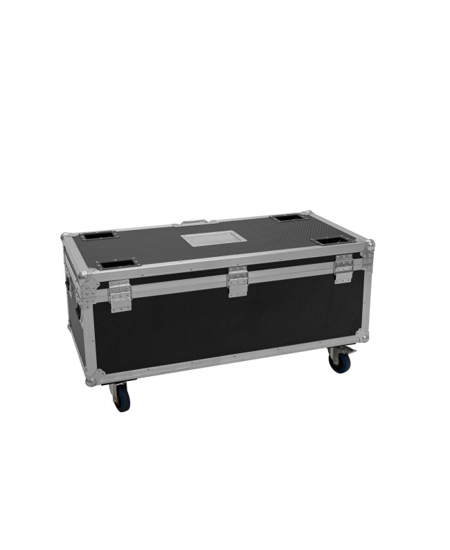 Roadinger Flightcase 4x AKKU Multiflood IP 18x10W RGBW Wash CRMX with charging function Cases for spotlights