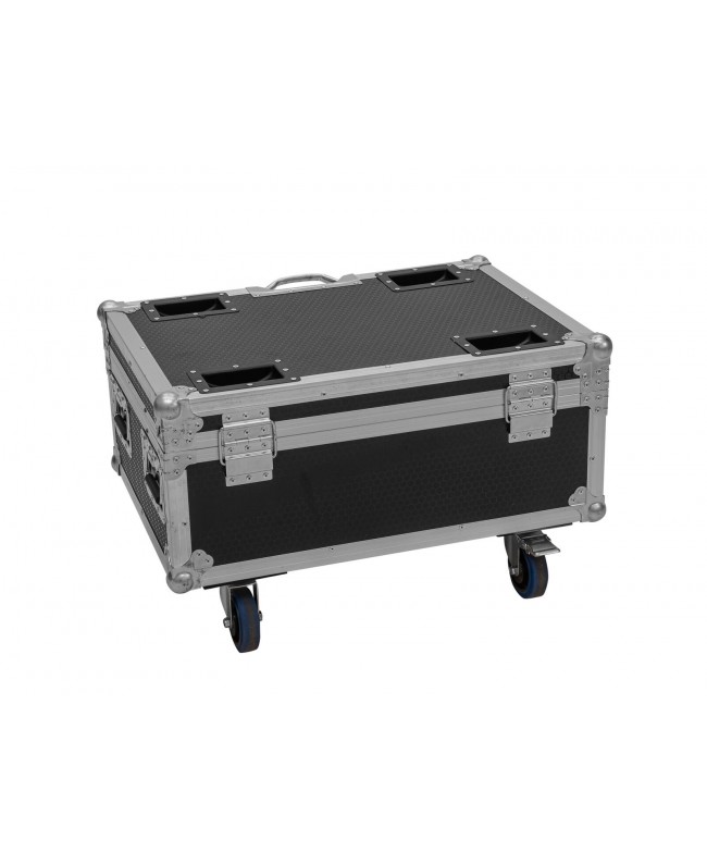 Roadinger Flightcase 6x AKKU IP TL-3 QCL Trusslight CRMX with charging function and wheels Cases for spotlights
