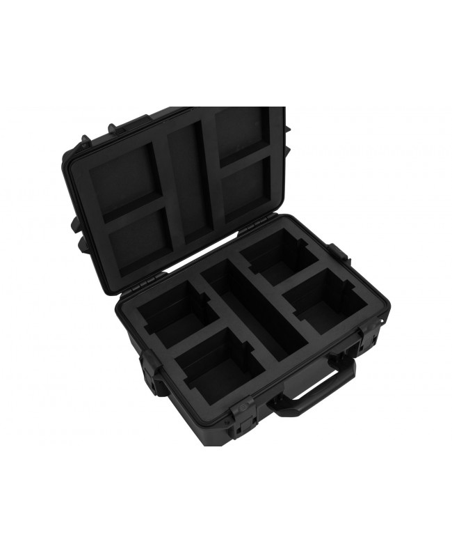 Roadinger Kunststoffcase für 4x AKKU UP-4 QCL Spot QuickDMX MK2 Scheinwerfer-Cases