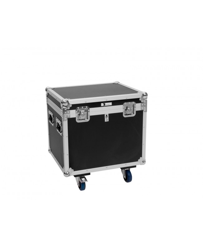 Roadinger Flightcase 4x Pixel Matrix Panel 5x5 RGB/WW con ruote Custodie per proiettori