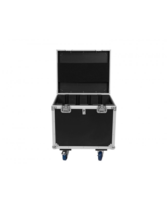 Roadinger Flightcase 4x Pixel Matrix Panel 5x5 RGB/WW con ruote Custodie per proiettori