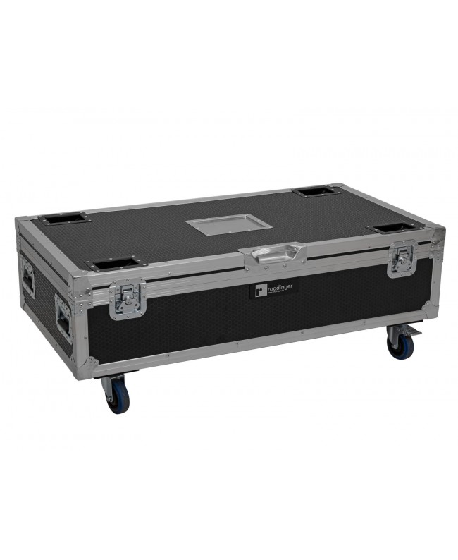 Roadinger Flightcase 8x AKKU IP Pixel Tube 360° PRO CRMX with charging function and wheels Cases for spotlights