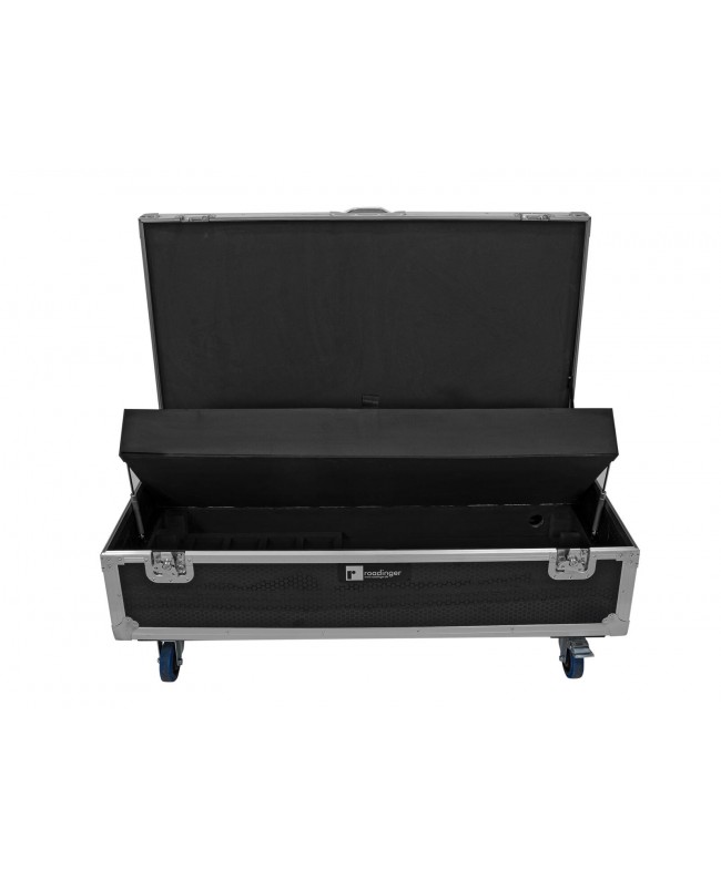 Roadinger Flightcase 8x AKKU IP Pixel Tube 360° PRO CRMX with charging function and wheels Cases for spotlights