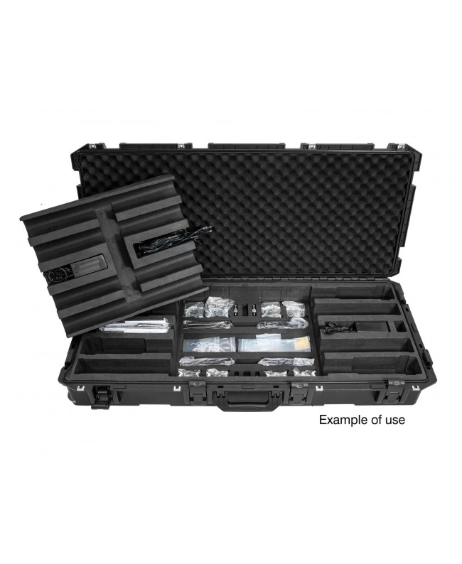 Roadinger Plastic Case for 4x AKKU IP Pixel Tube 360° CRMX Cases for spotlights