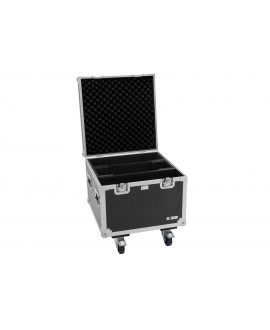 Roadinger Flightcase PRO 2x IP Mega SWING with wheels Cases for spotlights
