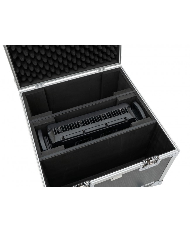 Roadinger Flightcase PRO 2x IP Mega SWING mit Rollen Scheinwerfer-Cases