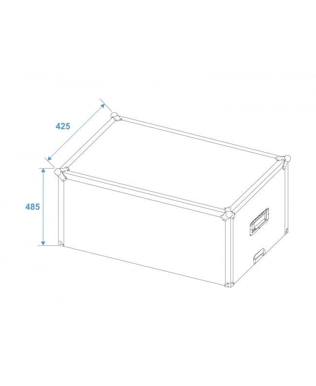 Roadinger Flightcase ICE-100/ICE-101 Fog machine cases