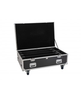 Roadinger Flightcase PRO 4x LED BAR-8 SWING mit Rollen Scheinwerfer-Cases