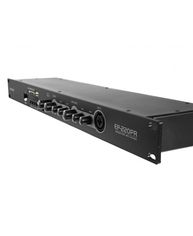 Omnitronic EP-220PR Preamplifier with MP3 Player and FM Radio Amplifiers
