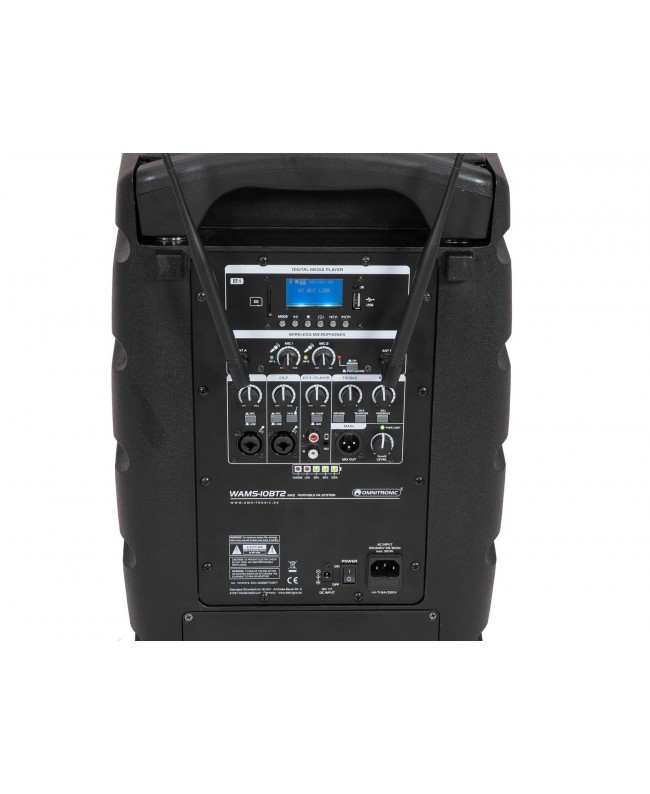 Omnitronic WAMS-10BT2 MK2 Diffusori a batteria