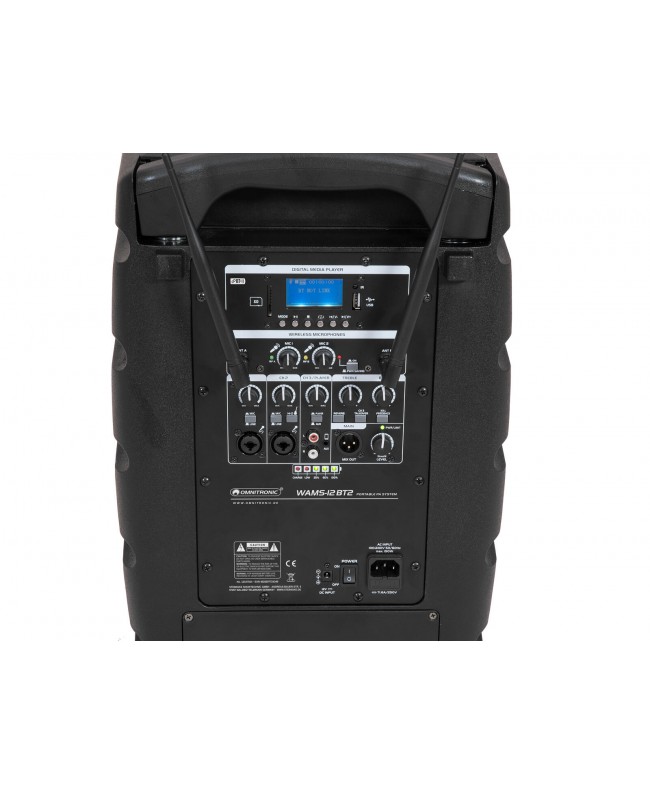 Omnitronic WAMS-12BT2 Diffusori a batteria