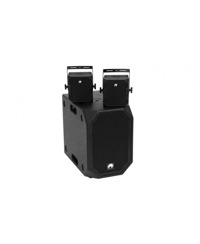 Omnitronic Set BOB-10A bk + 2x BOB-4 bk Installation Subwoofers
