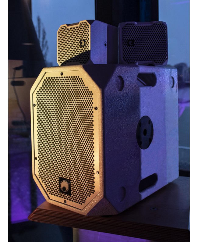 Omnitronic BOB-10A Subwoofer aktiv weiß Installations Subwoofer