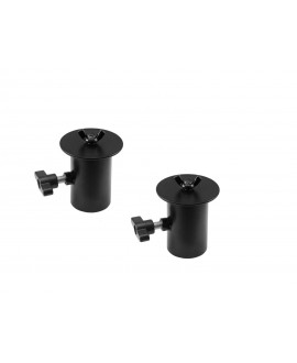 Omnitronic BOB-4 Stand Adaptor black 2x Battery powered PA