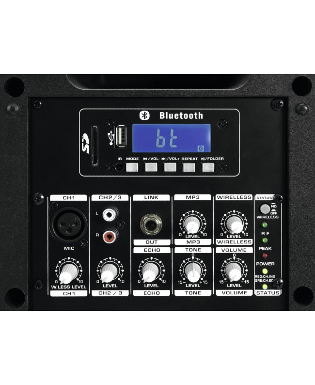 Omnitronic Set WAMS-65BT + Battery Battery powered PA