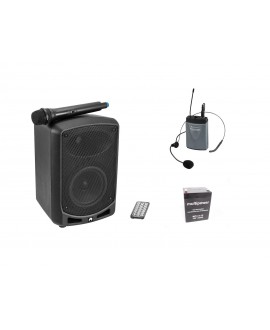 Omnitronic Set WAMS-65BT Diffusori a batteria