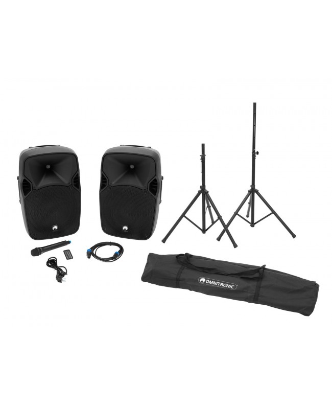 Omnitronic Set XFM-212AP Active Speakers