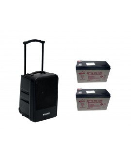 Omnitronic Set MOM-10BT4 Battery powered PA