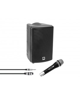 Omnitronic Set WMAS-08BT MK2 Wireless PA System + Partymic-1 Battery powered PA