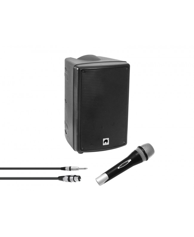 Omnitronic Set WMAS-08BT MK2 Sistema PA senza fili + Partymic-1 Diffusori a batteria
