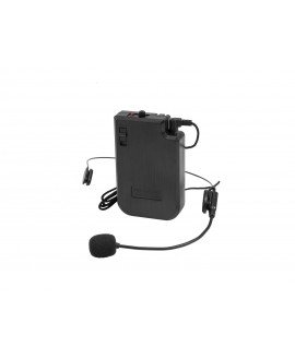 Omnitronic WAMS-10BT2 MK2 Taschensender inkl. Kopfbügelmikrofon 865MHz Headset Funksysteme
