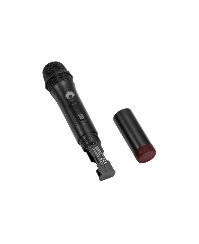 Omnitronic WAMS-10BT2 MK2 Microfono senza fili 865MHz Sistema wireless con trasmettitore palmare