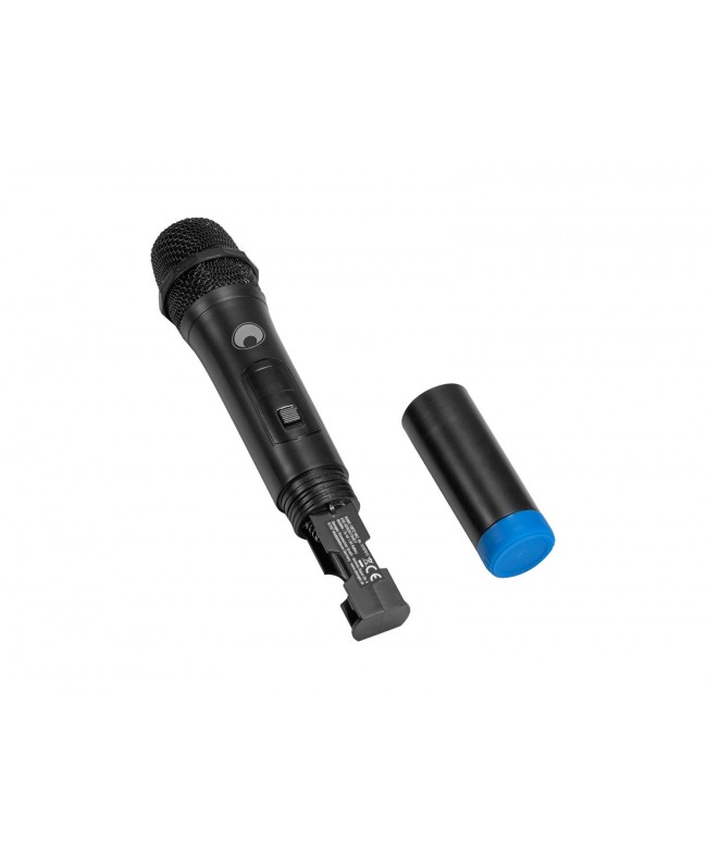 Omnitronic WAMS-10BT2 MK2 Microfono senza fili 863MHz Sistema wireless con trasmettitore palmare