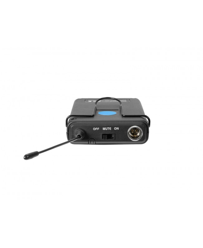 Omnitronic WAMS-12 Bodypack con cuffia 863MHz Trasmettitori