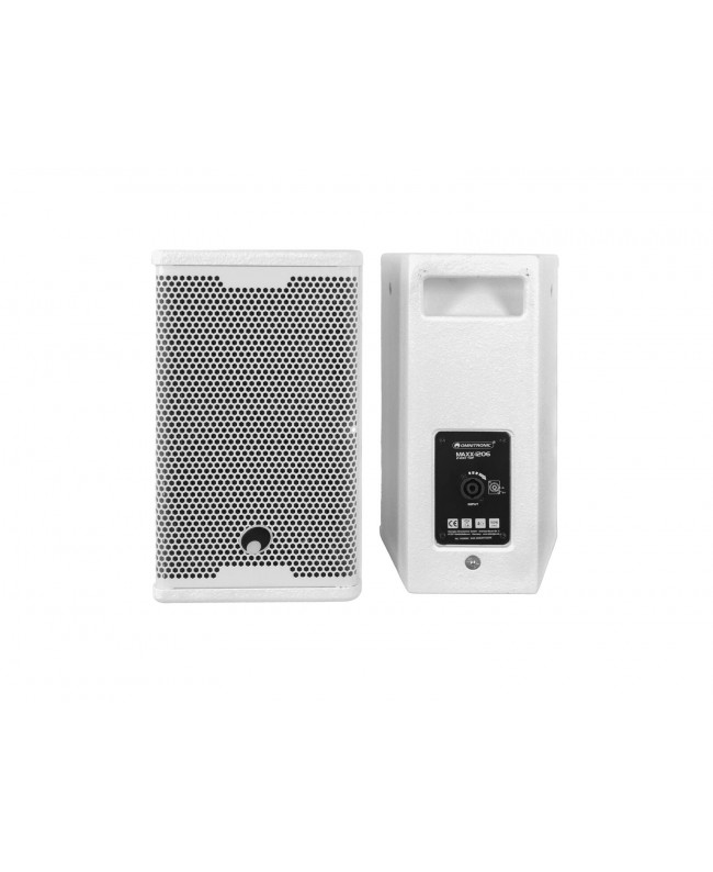 Omnitronic MAXX-1206 2-Wege Top 6.5 Zoll 2x weiß Passive Lautsprecher