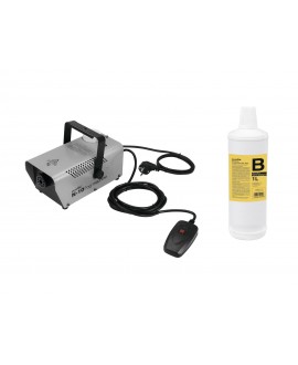 Eurolite Set N-10 silver + B2D Basic Smoke Fluid 1l Fog machines