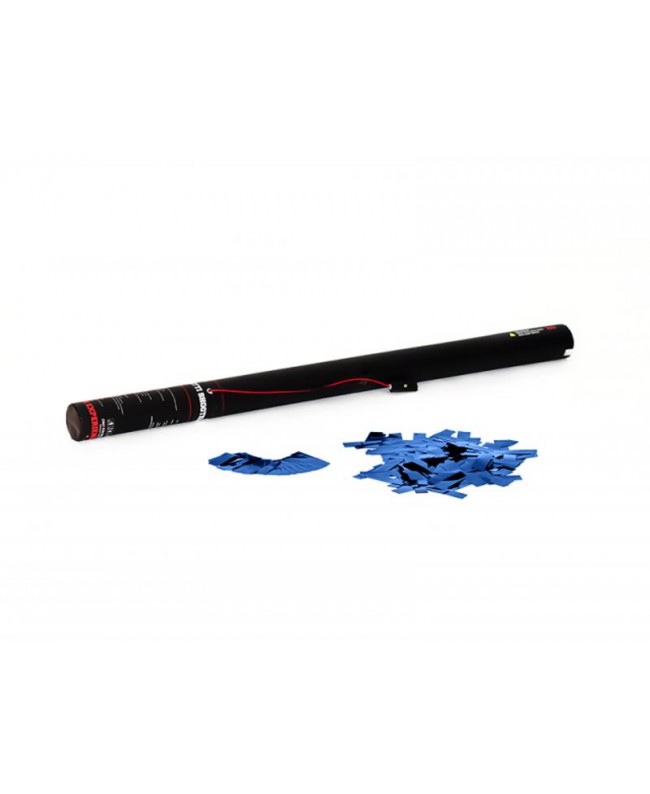 Tcm Fx Cannone elettrico per coriandoli 80 cm, blu metallizzato Sparacoriandoli