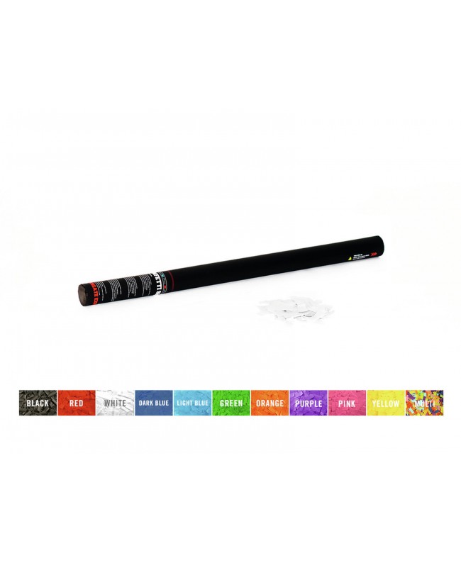 Tcm Fx Cannone per coriandoli manuale 80 cm, bianco Sparacoriandoli