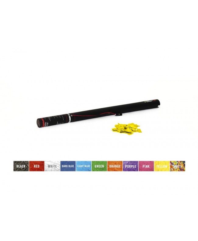 Tcm Fx Cannone elettrico per coriandoli 80 cm, giallo Sparacoriandoli