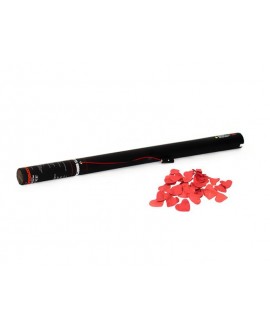 Tcm Fx Konfetti-Ladung elektrisch 80cm, rote Herzen Konfetti-Shooter