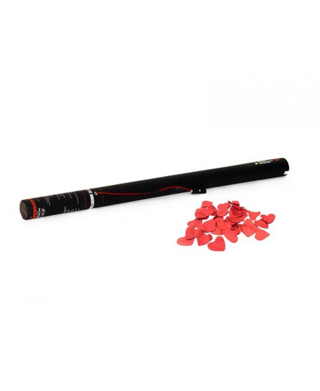 Tcm Fx Electric Confetti Cannon 80cm, red Hearts Confetti Shooter