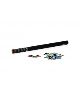 Tcm Fx Cannone per coriandoli manuale 80 cm, multicolore metallizzato Sparacoriandoli