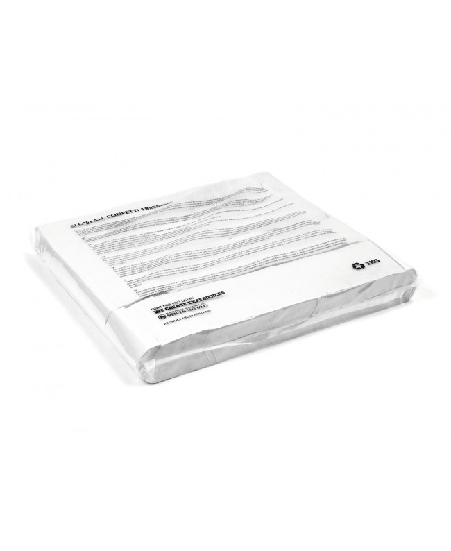 Tcm Fx Slowfall Konfetti rechteckig 55x18mm, weiß, 1kg Konfetti-Shooter