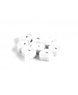 Tcm Fx Slowfall Streamers 5mx0.85cm, white, 100x Confetti Shooter