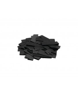 Tcm Fx Slowfall Confetti rectangular 55x18mm, black, 1kg Confetti Shooter